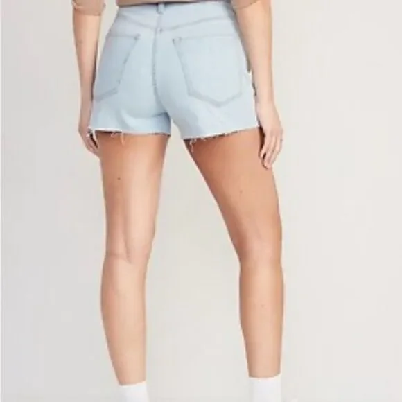 NWT Old Navy Blue Jean Shorts Relaxed Fit - Picture 11 of 11